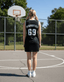 THIGHBRUSH® ATHLETICS - THIGHBRUSH 69 - WOMEN'S BASKETBALL JERSEY DRESS - BLACK