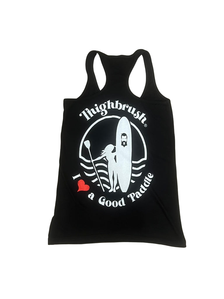 THIGHBRUSH® - I LOVE A GOOD PADDLE - Women's Tank Top - Black