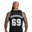 THIGHBRUSH® ATHLETICS - THIGHBRUSH 69 - MEN'S BASKETBALL JERSEY - BLACK