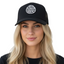 THIGHBRUSH® BEARD RIDING COMPANY - Ponytail Trucker Snapback Hat - Black