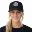 THIGHBRUSH® BEARD RIDING COMPANY - Ponytail Trucker Snapback Hat - Black