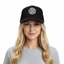 THIGHBRUSH® BEARD RIDING COMPANY - Ponytail Trucker Snapback Hat - Black