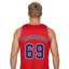 THIGHBRUSH® ATHLETICS - THIGHBRUSH 69 - MEN'S BASKETBALL JERSEY - RED