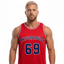 THIGHBRUSH® ATHLETICS - THIGHBRUSH 69 - MEN'S BASKETBALL JERSEY - RED