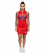 THIGHBRUSH® ATHLETICS - THIGHBRUSH 69 - WOMEN'S BASKETBALL JERSEY DRESS - RED