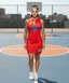 THIGHBRUSH® ATHLETICS - THIGHBRUSH 69 - WOMEN'S BASKETBALL JERSEY DRESS - RED