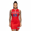 THIGHBRUSH® ATHLETICS - THIGHBRUSH 69 - WOMEN'S BASKETBALL JERSEY DRESS - RED