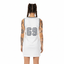 THIGHBRUSH® ATHLETICS - THIGHBRUSH 69 - WOMEN'S BASKETBALL JERSEY DRESS - WHITE