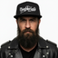 THIGHBRUSH® - OUTLAW - Flat Bill Trucker Snapback Hat - Black
