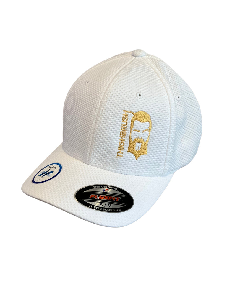 THIGHBRUSH® - Cool and Dry FlexFit Hat - White