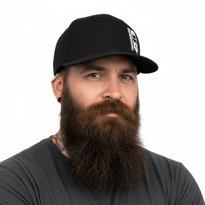 THIGHBRUSH® - SUPPORT 69 - Fitted Hat - Black