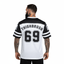 THIGHBRUSH® ATHLETICS - "THIGHBRUSH 69 - AWAY" - MEN'S SUBLIMATED FOOTBALL JERSEY - WHITE