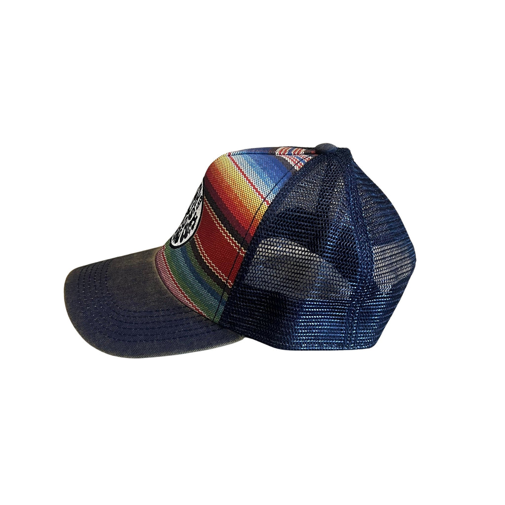 THIGHBRUSH® BEARD RIDING COMPANY - SARAPE - Trucker Snapback Hat - Multi Striped - 