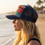 THIGHBRUSH® BEARD RIDING COMPANY - SARAPE - Trucker Snapback Hat - Multi Striped
