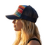THIGHBRUSH® BEARD RIDING COMPANY - SARAPE - Trucker Snapback Hat - Multi Striped