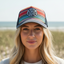 THIGHBRUSH® BEARD RIDING COMPANY - SARAPE - Trucker Snapback Hat - Multi Striped