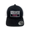 THIGHBRUSH® - TICKLED PINK - Trucker Snapback Hat - Black and White