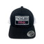 THIGHBRUSH® - TICKLED PINK - Trucker Snapback Hat - Black and White