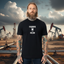 THIGHBRUSH® DRILLING - SHE'S A GUSHER - Men's T-Shirt - Black