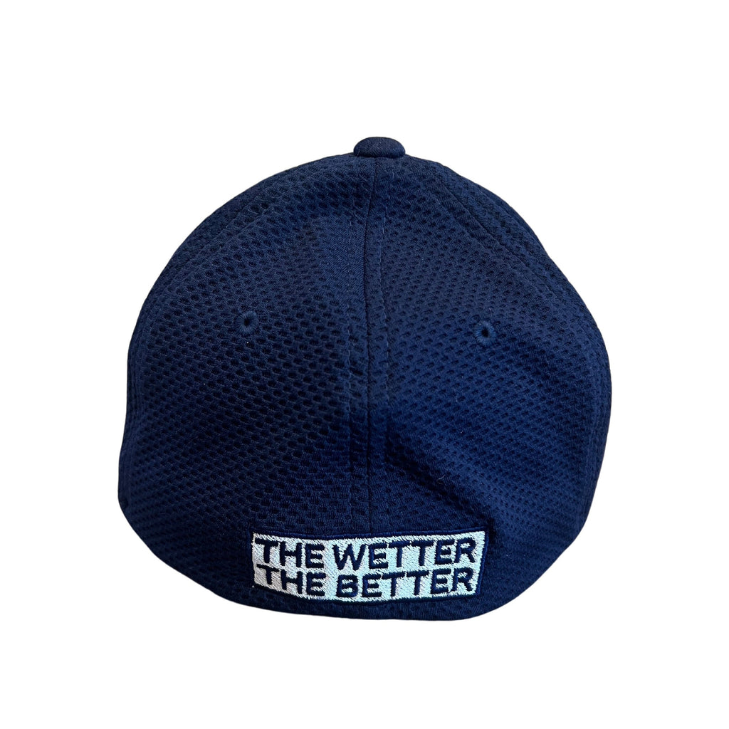 THIGHBRUSH® - THE WETTER THE BETTER - Cool and Dry FlexFit Hat - Navy