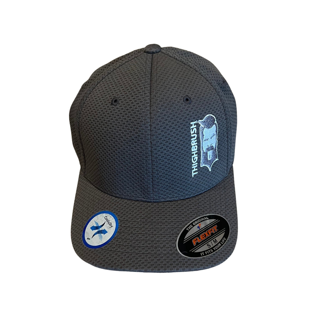 THIGHBRUSH® - THE WETTER THE BETTER - Cool and Dry FlexFit Hat - Charcoal