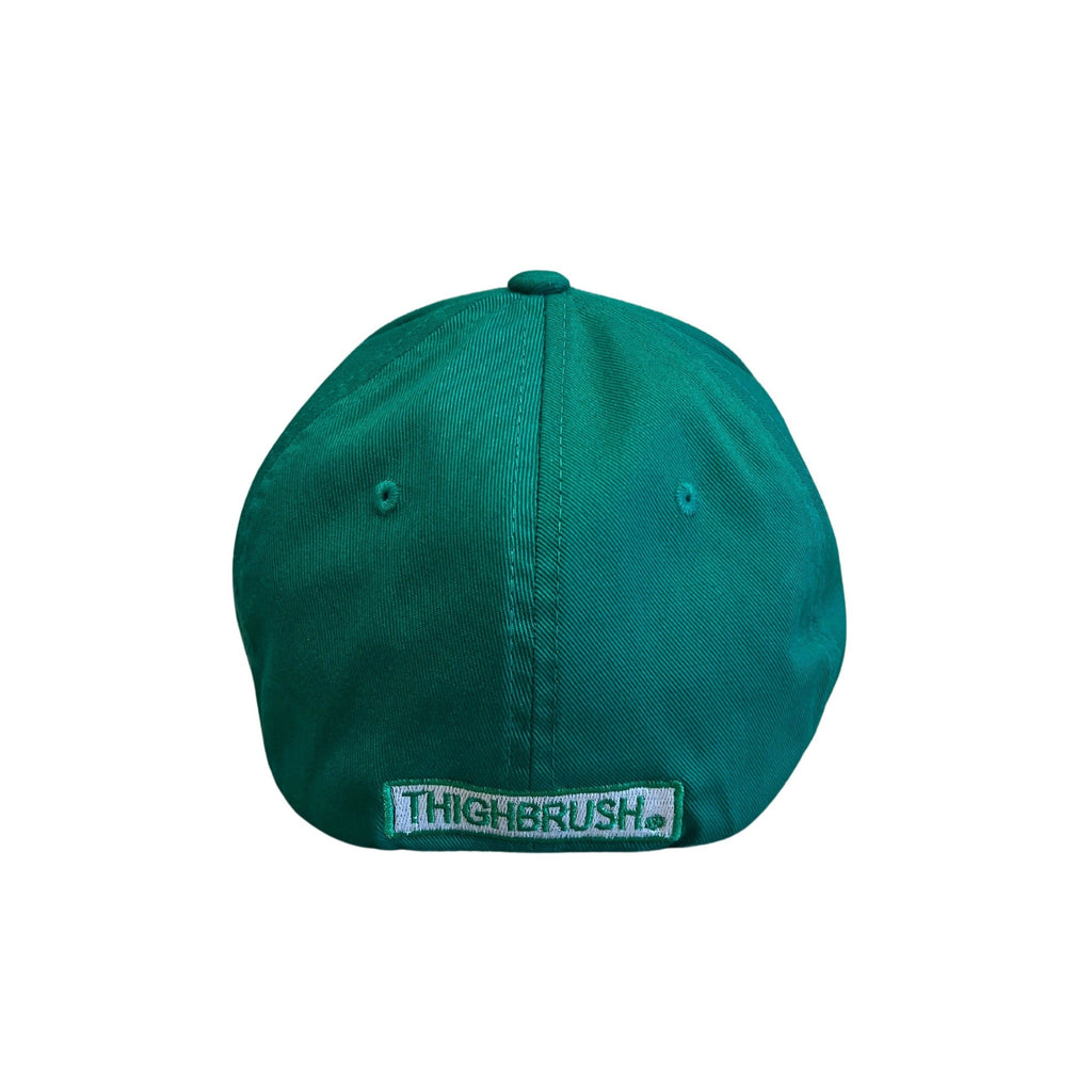 THIGHBRUSH® - FlexFit Hat - Kelly Green and White