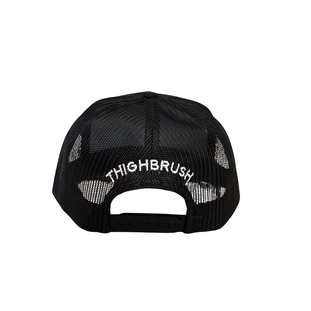 THIGHBRUSH® "69% ER DIAMOND COLLECTION" - Trucker Snapback Hat - Black - Flat Bill