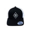 THIGHBRUSH® - 69% ER™ DIAMOND COLLECTION - Trucker Snapback Hat - Black and White