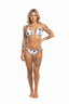 THIGHBRUSH® SWIM - LOGO BLAST - Women's Bikini Separates - White