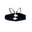 THIGHBRUSH® SWIM - Women's Bikini Separates - Black with Gold
