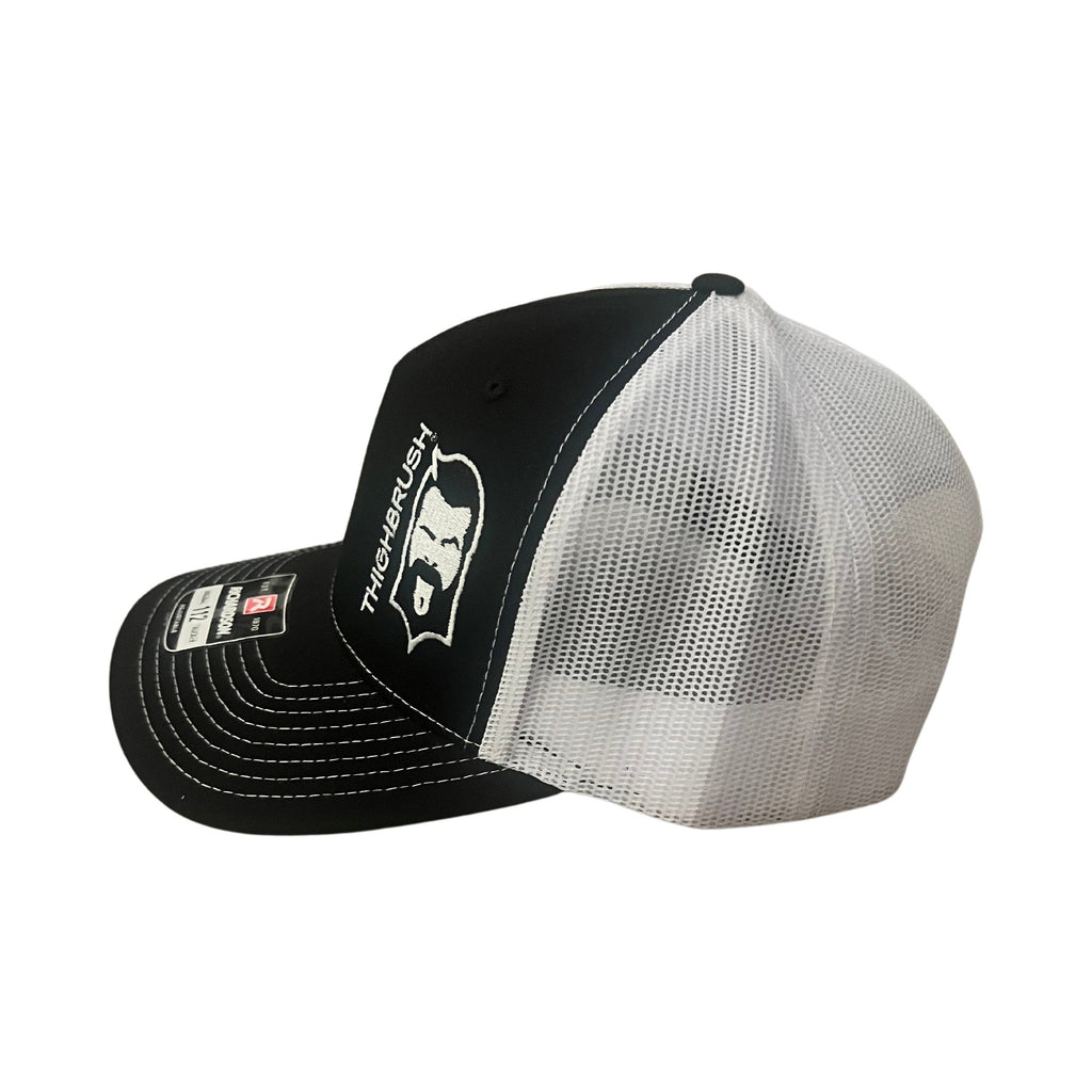 THIGHBRUSH® - Trucker Snapback Hat - Black and White