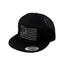 THIGHBRUSH® Patriotic Trucker Snapback Hat - Flat Bill - Black