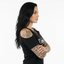 THIGHBRUSH® “OUTLAW" - Women's Cold Shoulder Top - Black