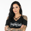 THIGHBRUSH® “OUTLAW" - Women's Cold Shoulder Top - Black