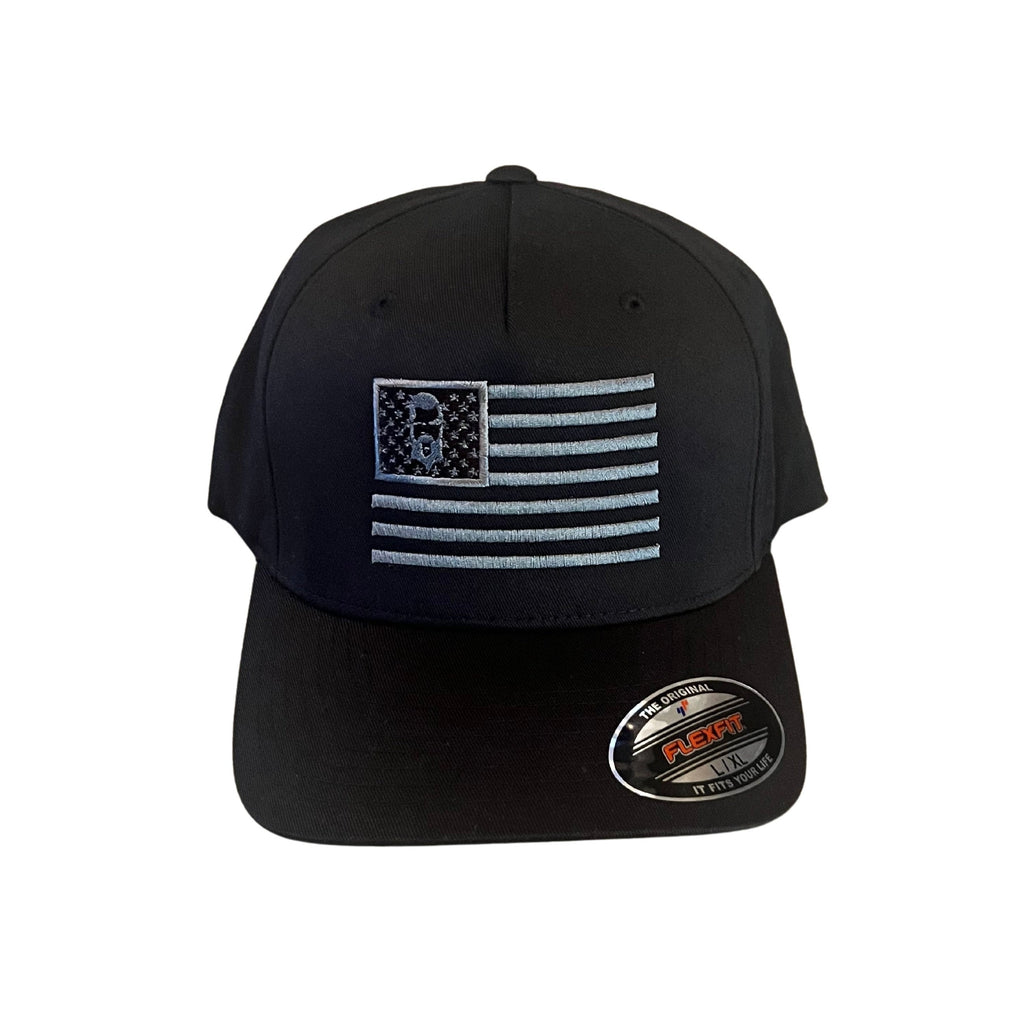 THIGHBRUSH® - Patriotic FlexFit Hat - Black