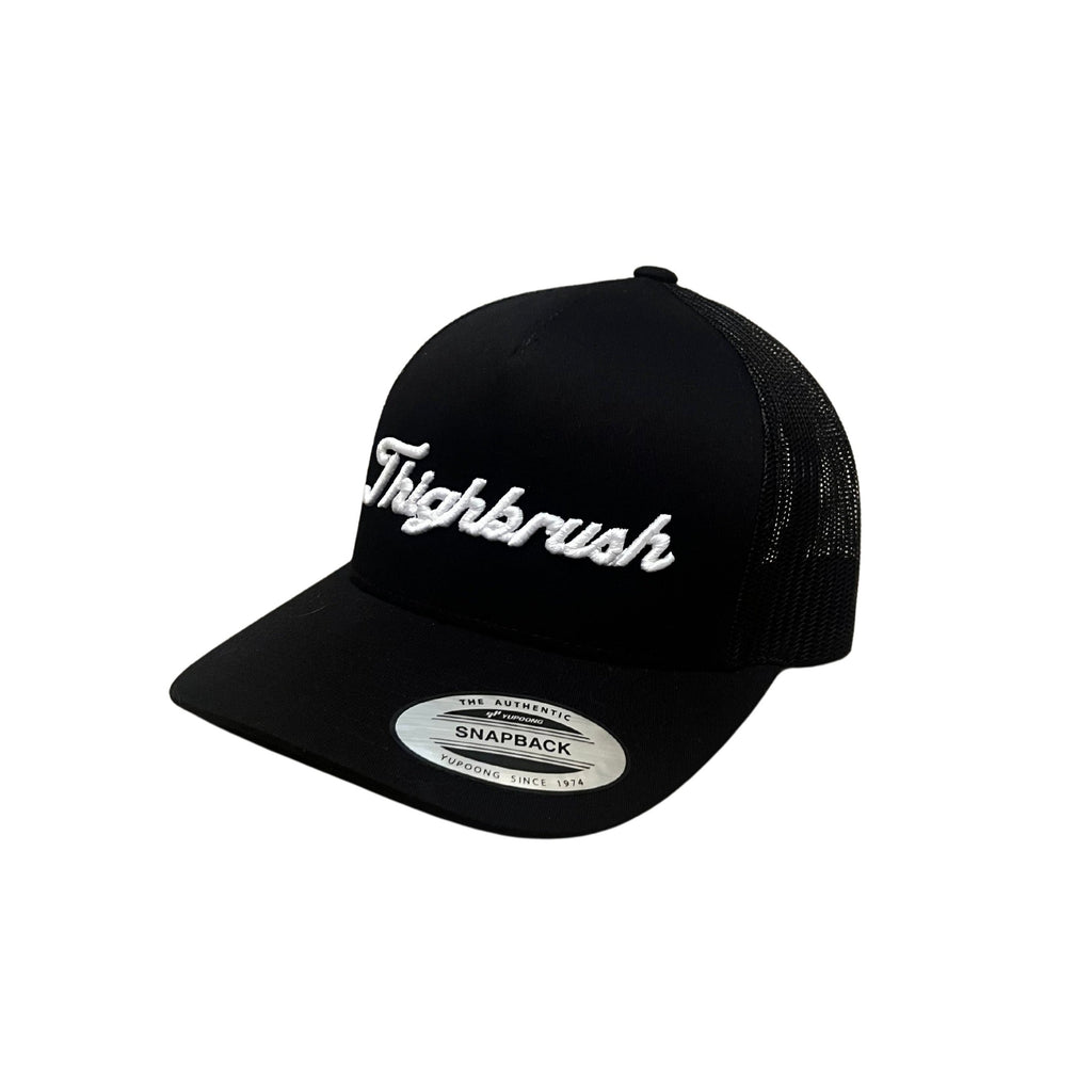 THIGHBRUSH® GOLF - FORE-PLAY - Trucker Snapback Hat  - Black - 