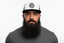 THIGHBRUSH® BEARD RIDING COMPANY - Flat Bill Trucker Snapback Hat - White and Black