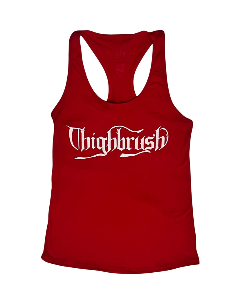 THIGHBRUSH® “OUTLAW" - Women's Tank Top - Red