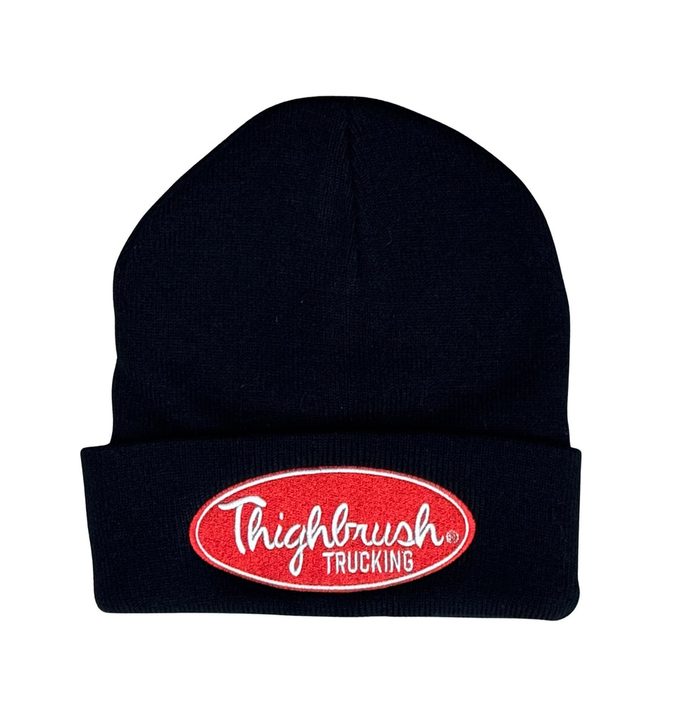 THIGHBRUSH® TRUCKING - Cuffed Beanies - Black