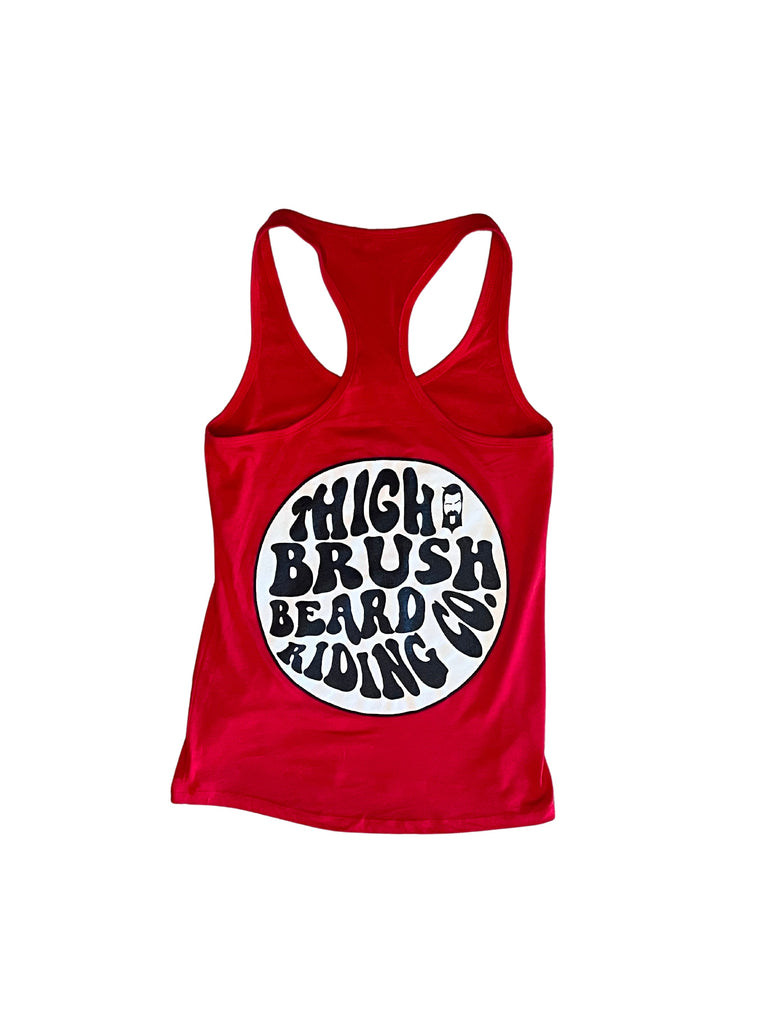 THIGHBRUSH® BEARD RIDING COMPANY - Women's Tank Top - Red