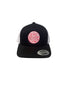 THIGHBRUSH® BEARD RIDING COMPANY - Trucker Snapback Hat - Black and White - Neon Pink