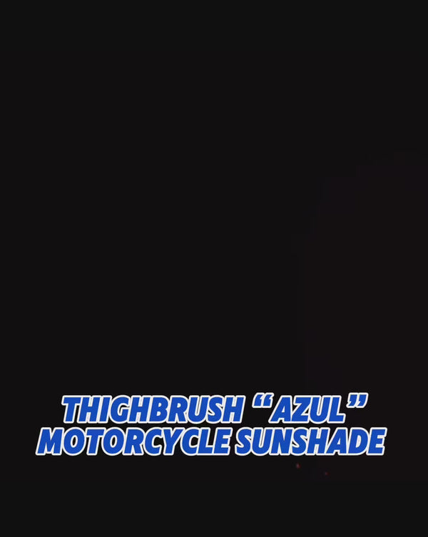 THIGHBRUSH® - AZUL - Water Repellent Motorcycle Cover and Sunshade