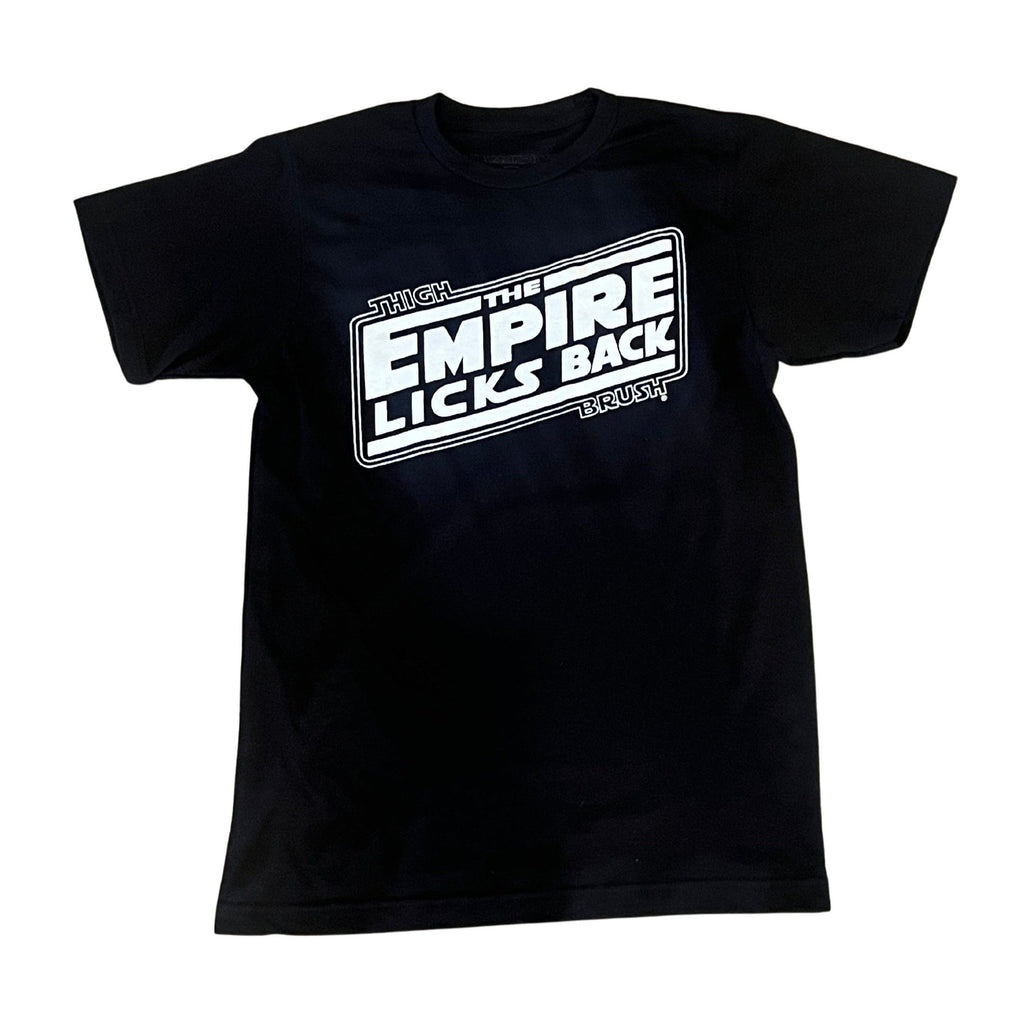 THIGHBRUSH® - THE EMPIRE LICKS BACK - Men's T-Shirt - Black