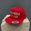 THIGHBRUSH® - MAKING FOREPLAY GREAT AGAIN - Flat Bill Trucker Snapback Hat - Red 2.0