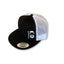 THIGHBRUSH® - Trucker Snapback Hat - Black and White - Flat Bill