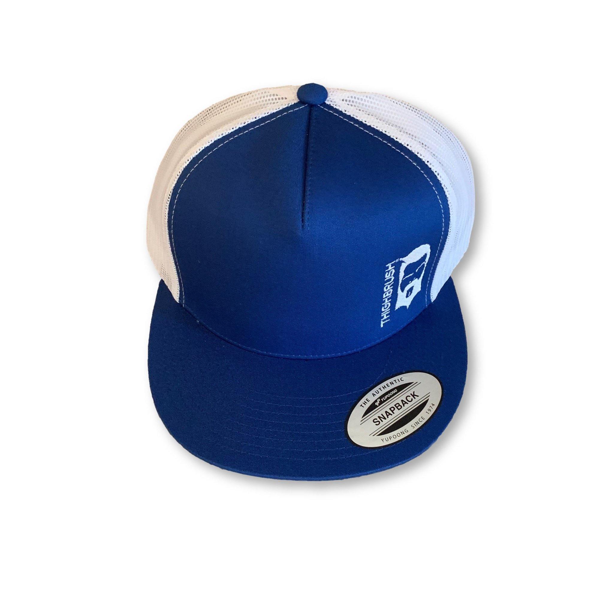 THIGHBRUSH® - FlexFit Hat - Royal Blue with White