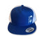 THIGHBRUSH® - Trucker Snapback Hat - Blue and White - Flat Bill