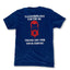 THIGHBRUSH® TACTICAL - ARMED FORCES COLLECTION - Thank You for Your Cervix - Men's T-Shirt - Blue