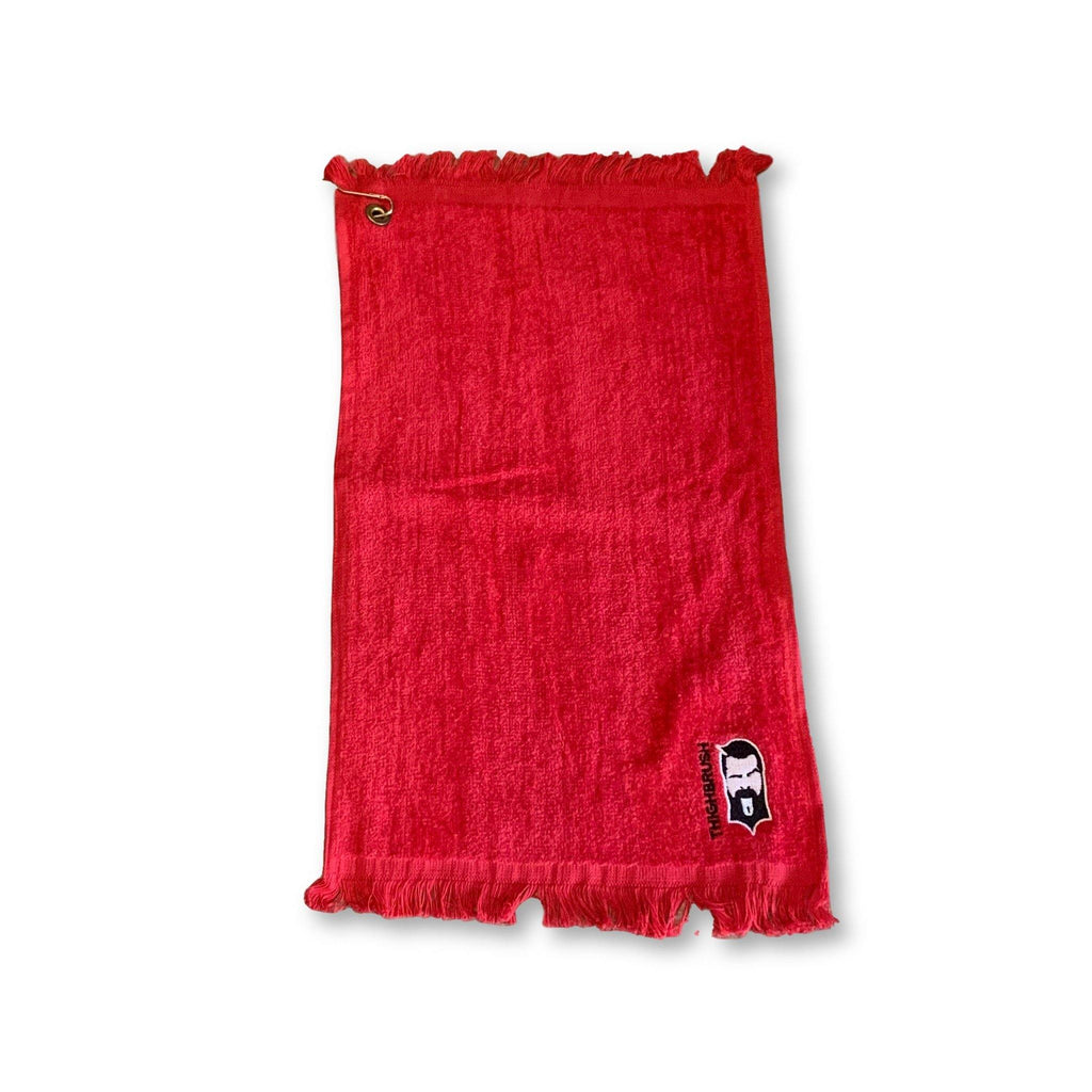 THIGHBRUSH® GOLF "CLEAN-UP" Towel - Red - 