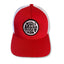 THIGHBRUSH® BEARD RIDING COMPANY - Trucker Snapback Hat - Red and White